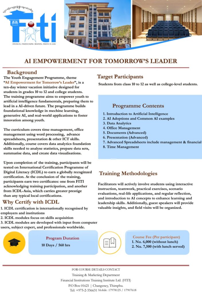 Announcement: AI Empowerment For Tomorrow’s Leader